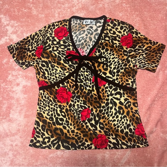 cheetah vintage top - Picture 1 of 5